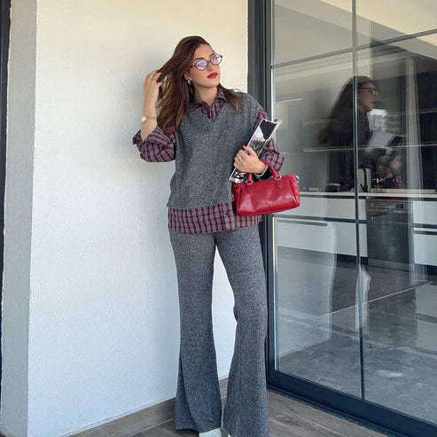 Astana Plaid Coord Set