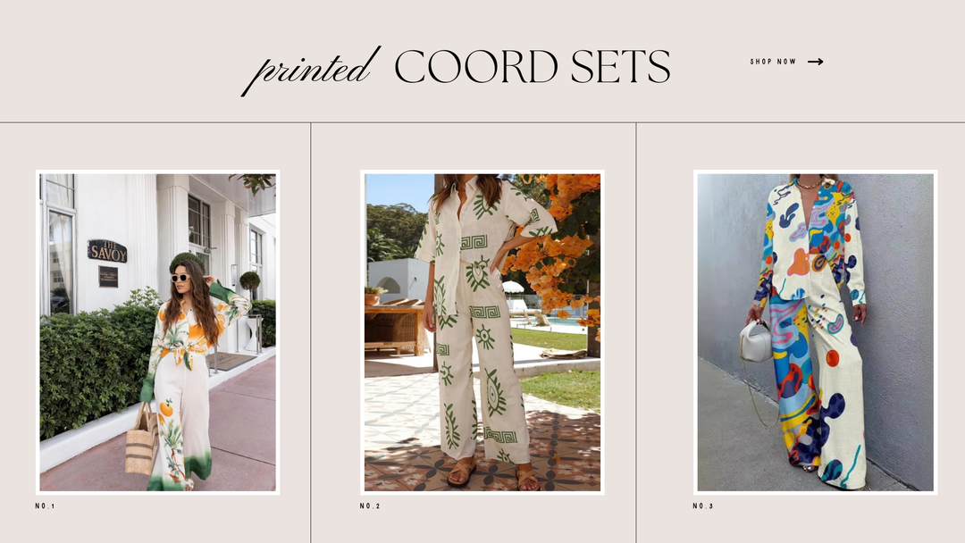 Unleash Your Inner Fashionista: 5 Printed Coord Sets for Every Occasion