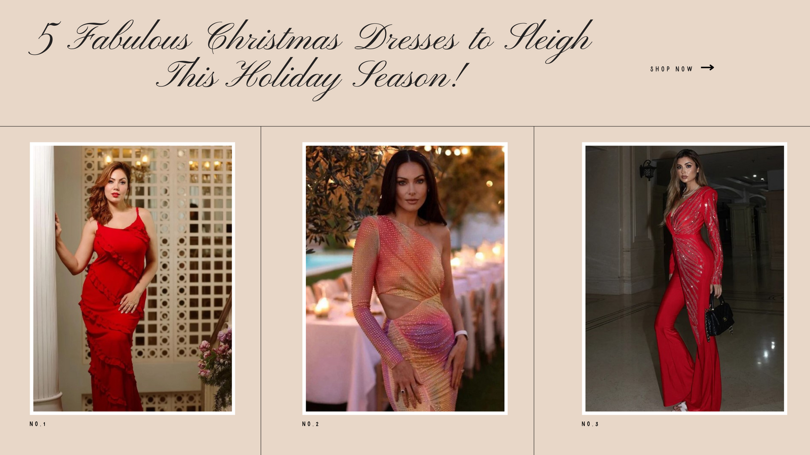 5 Fabulous Christmas Dresses to Sleigh This Holiday Season!