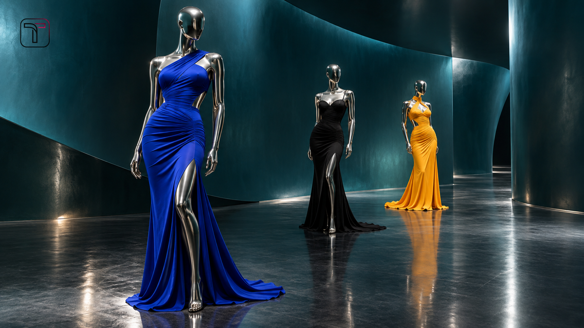 Bodycon dresses for women mannequin fashion installation – TrenBee