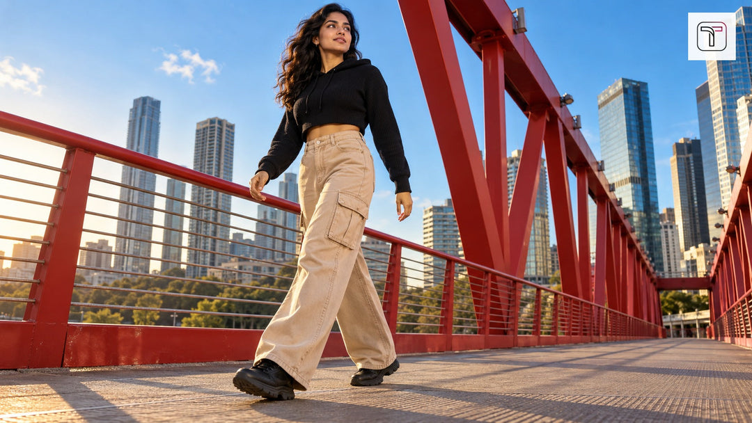 Cargo Pants for Women: 3 Outfits with TrenBee Tops