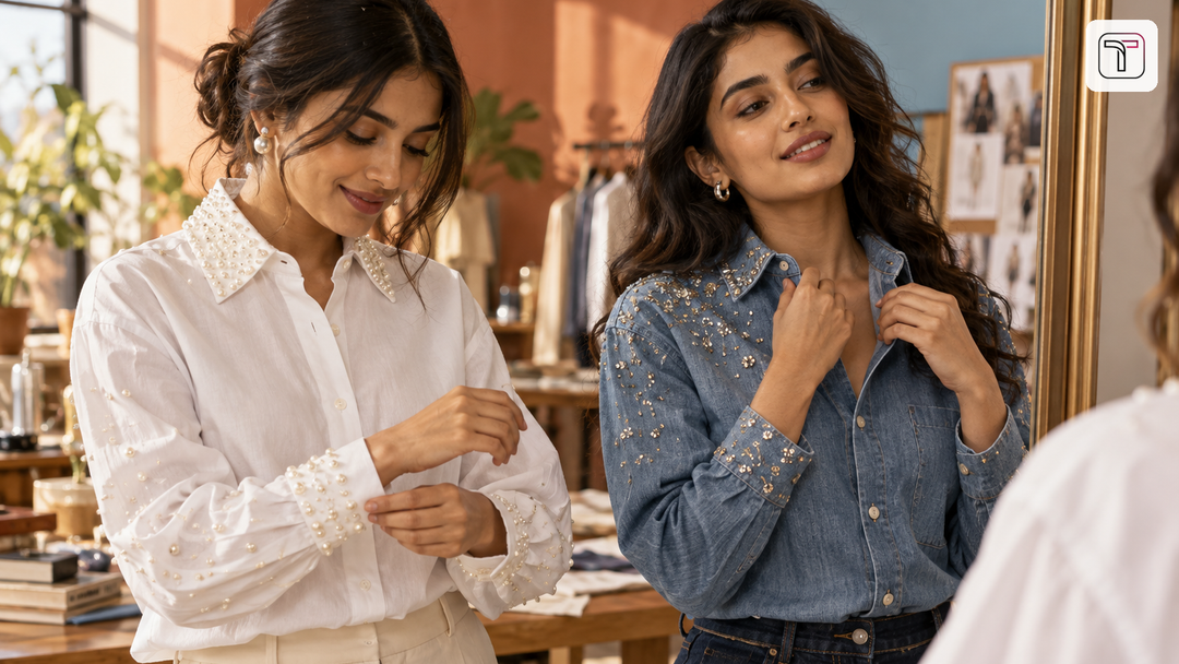 Embellished Shirts for Women: 6 Outfit Ideas to Try