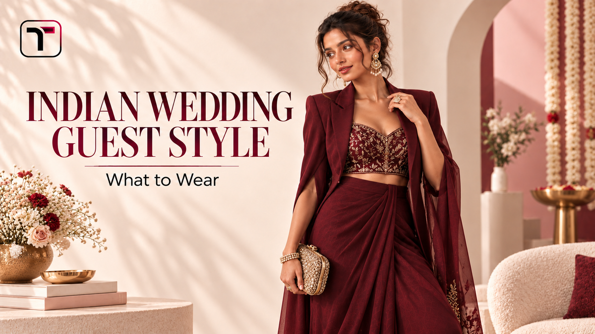 Indian wedding guest outfit guide by TrenBee