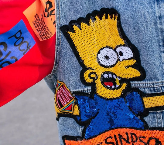 Alaska Denim Jacket with Sequined work