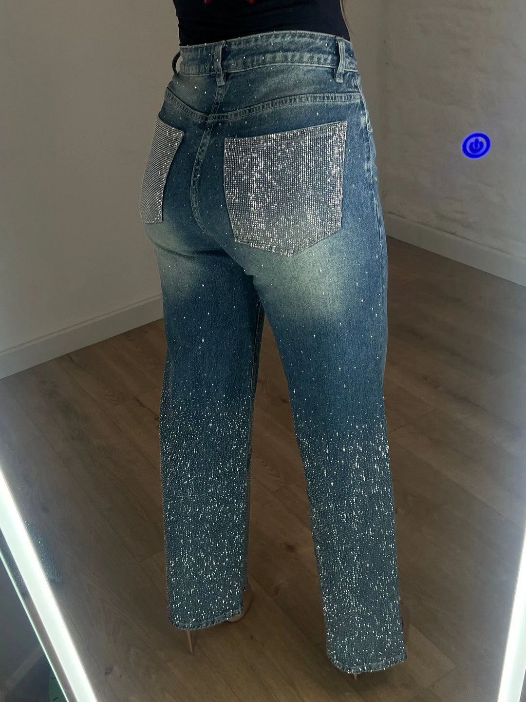 Elena Double Diamante Ombre Jeans