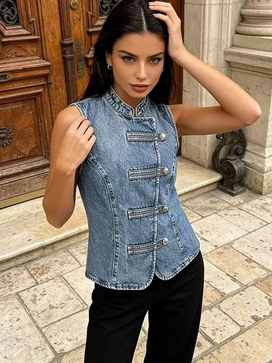 Yana Denim Blouse