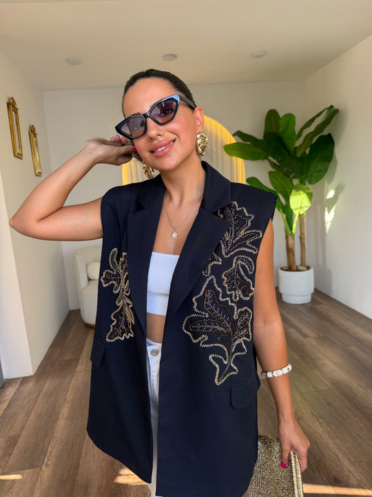 Aurelia 3D Embellished Blazer