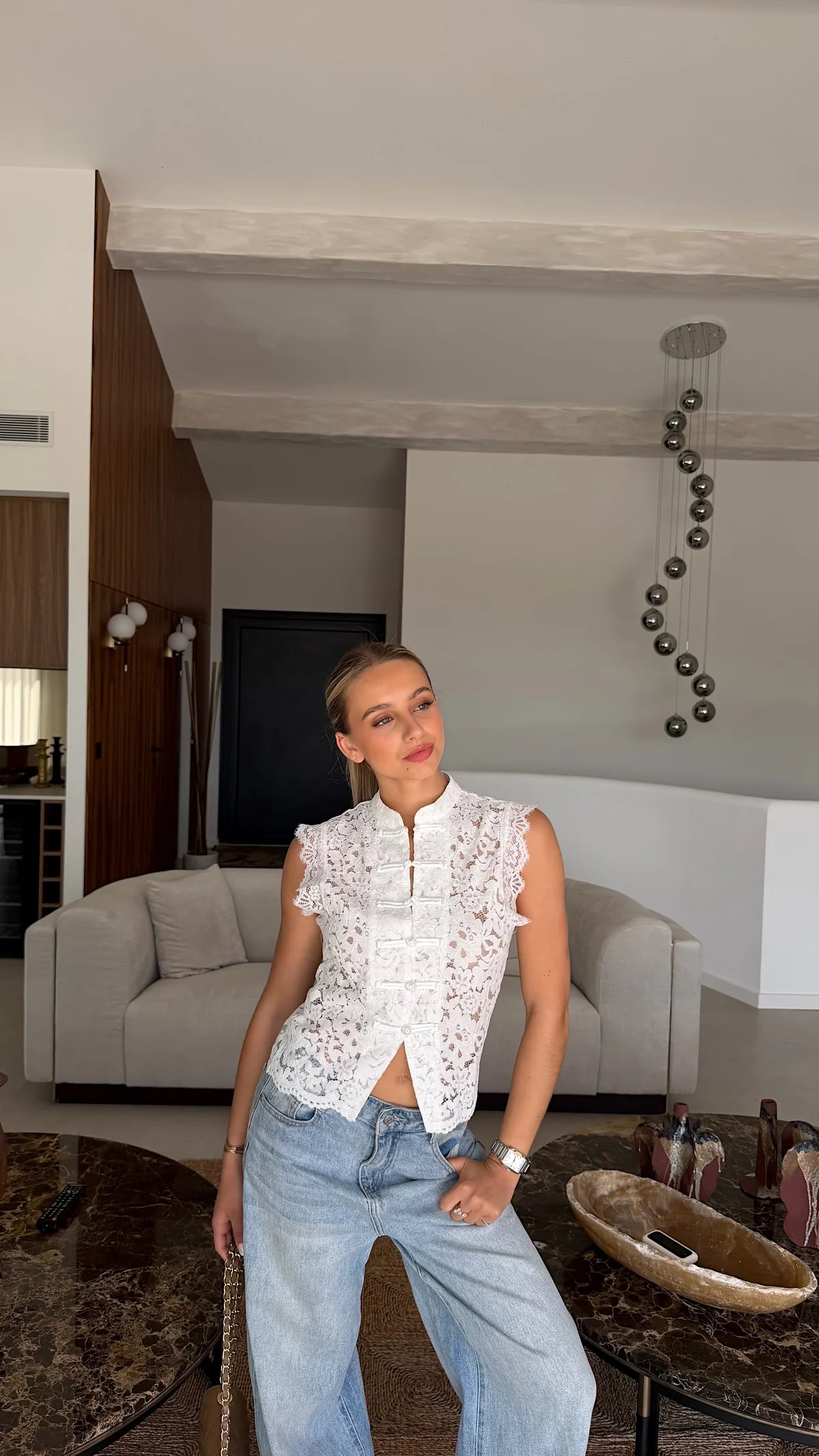 Kourtney Lace Blouse