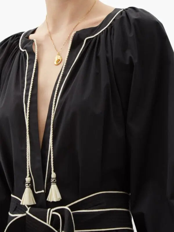 Olivia Tropical Printed Midi Dress