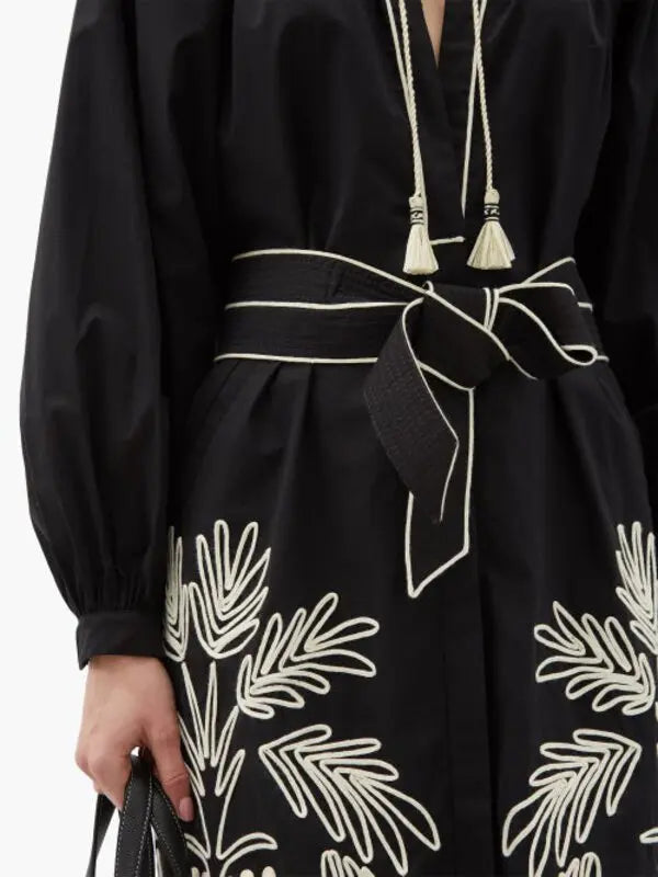 Olivia Tropical Printed Midi Dress