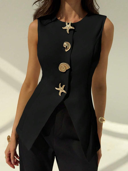 Elia Knit Vest Blouse