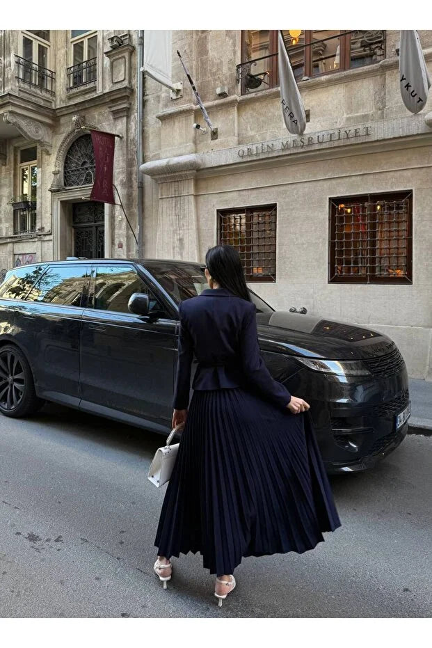 Jeffrey Luxe Suit With Skirt