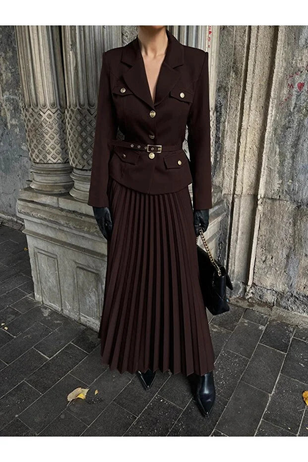 Jeffrey Luxe Suit With Skirt