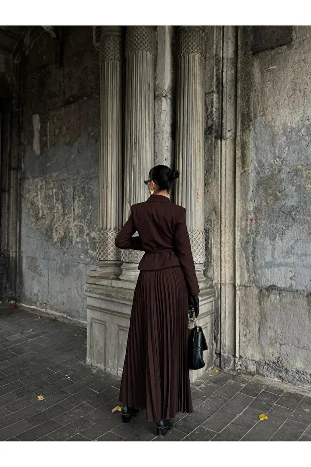 Jeffrey Luxe Suit With Skirt