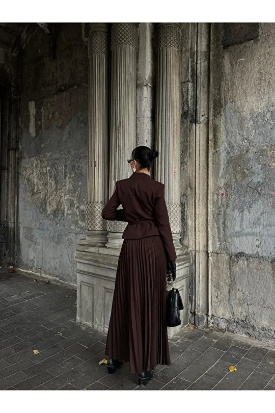 Jeffrey Luxe Suit With Skirt