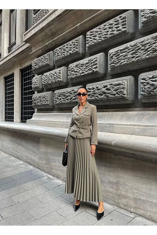 Jeffrey Luxe Suit With Skirt