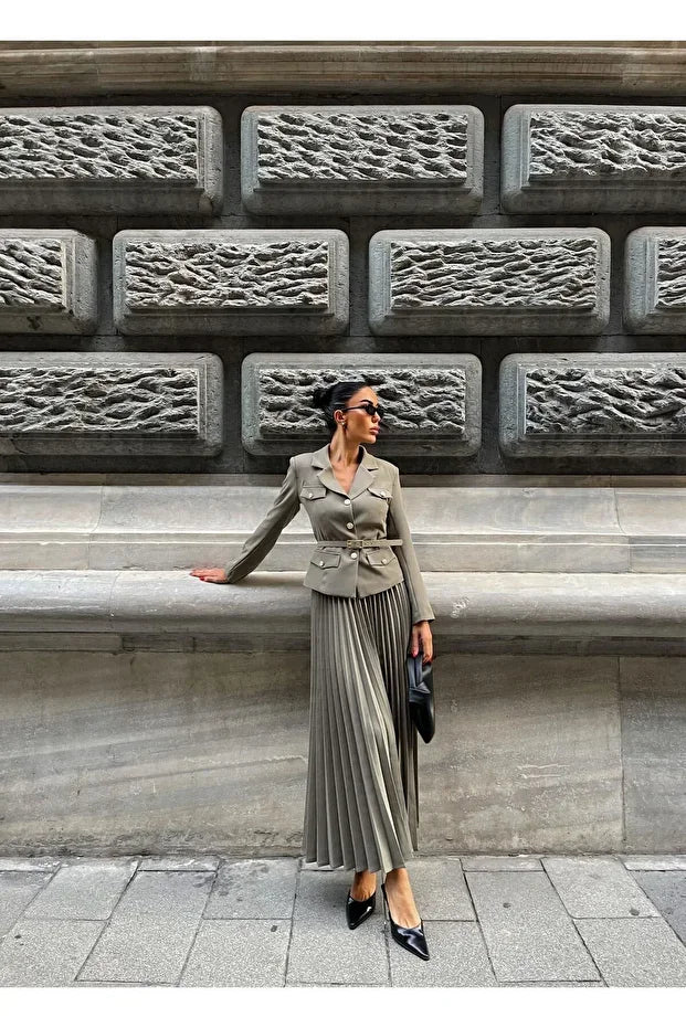 Jeffrey Luxe Suit With Skirt