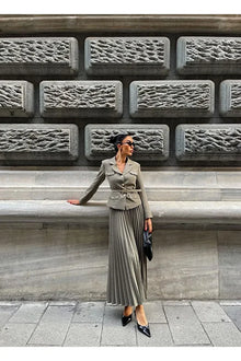 Jeffrey Luxe Suit With Skirt