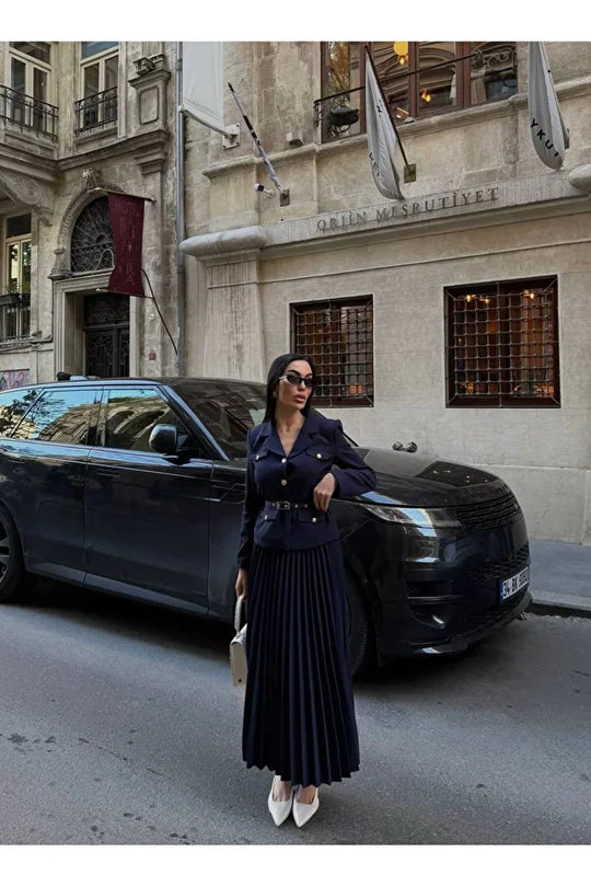 Jeffrey Luxe Suit With Skirt