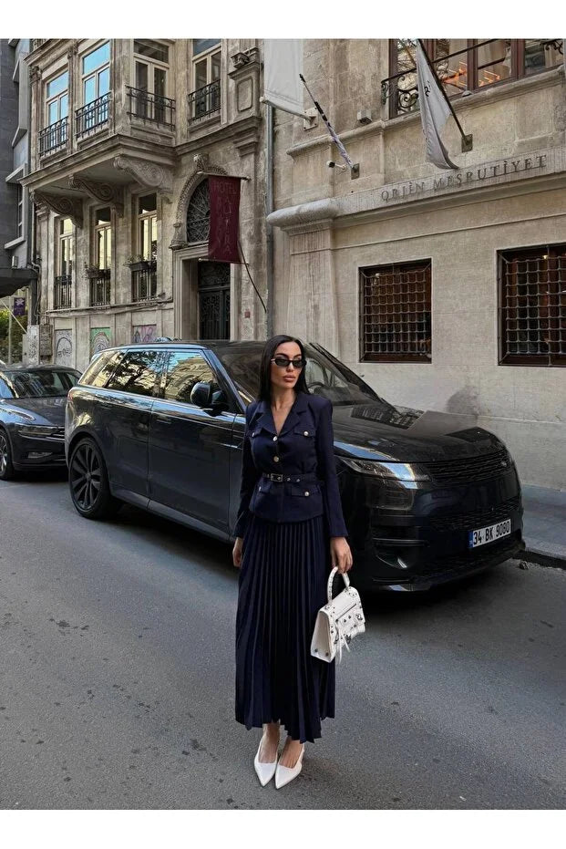 Jeffrey Luxe Suit With Skirt