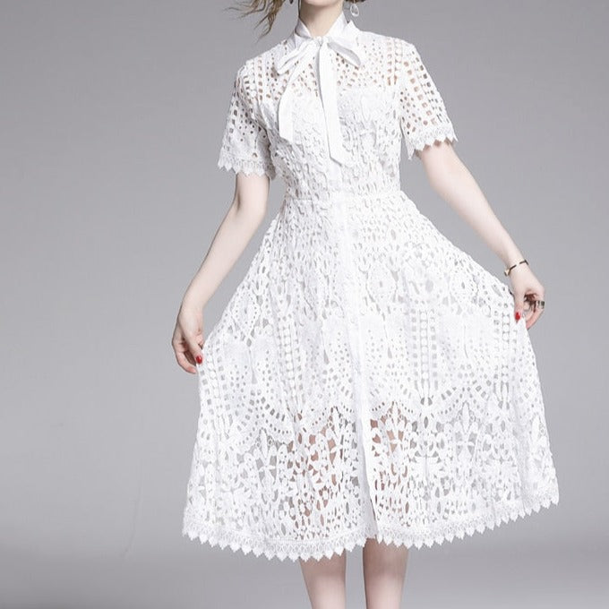 Denver A-line Button Dress