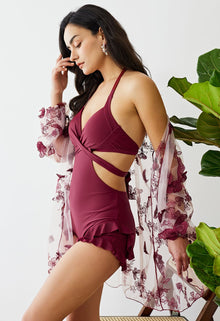 Ashley Swimming suit Set with Cover up