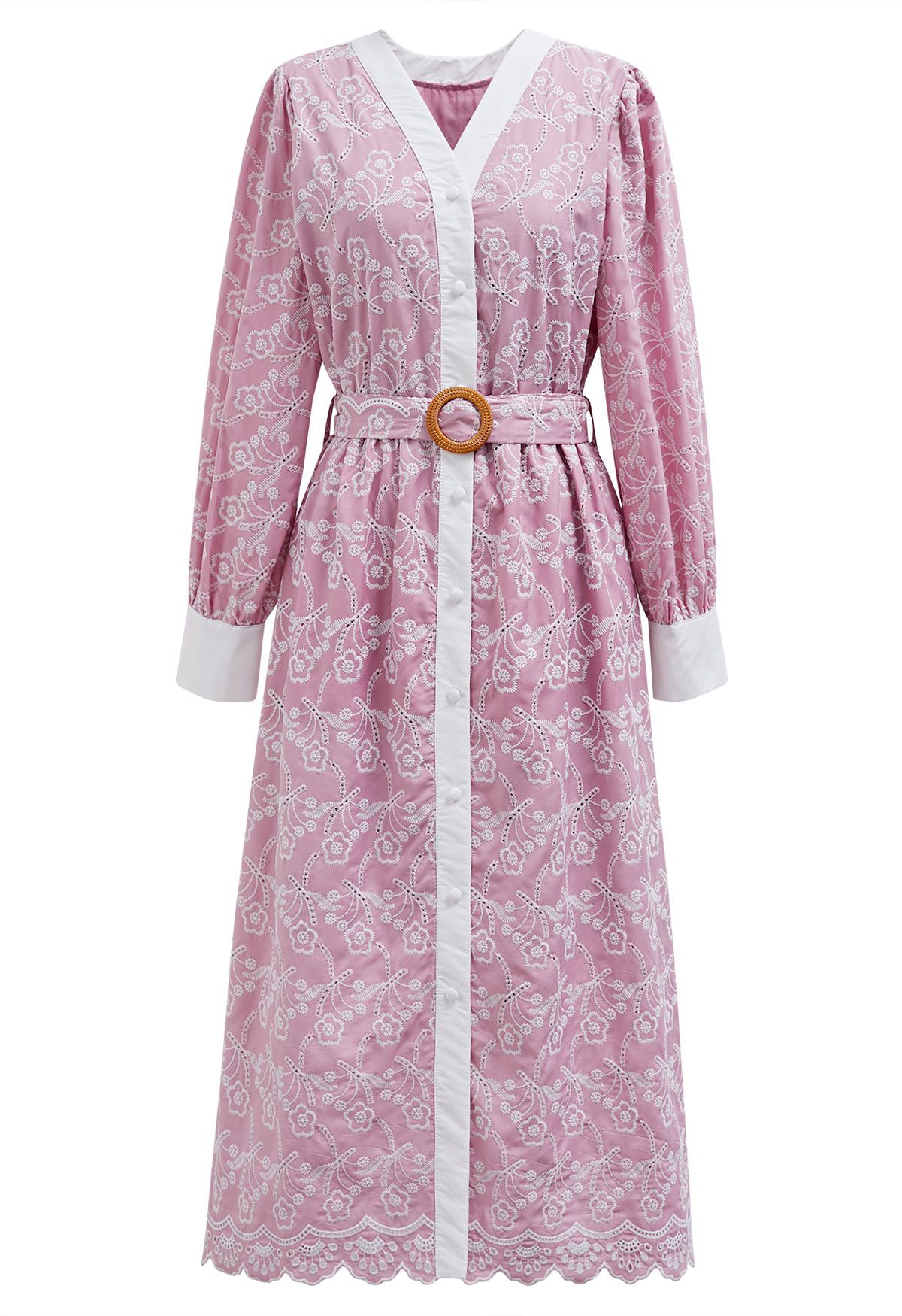 Genelia Button Down Long Dress
