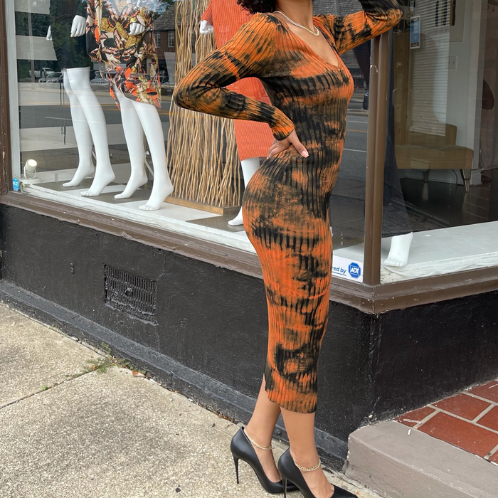 Jennifer Twisted Sweater Dress