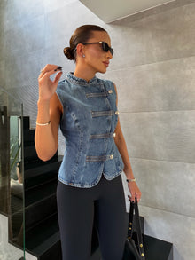 Yana Denim Blouse