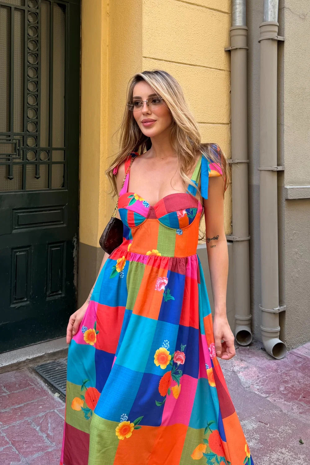 Alessia Floral Off-Shoulder Dress