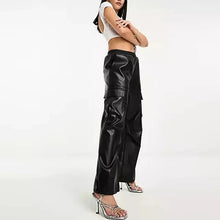 Wesley Leather Cargo Pants