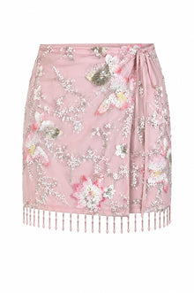 Panache Wrap Around Sequined Skirt