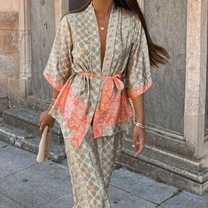 Ashley Printed Coord Set