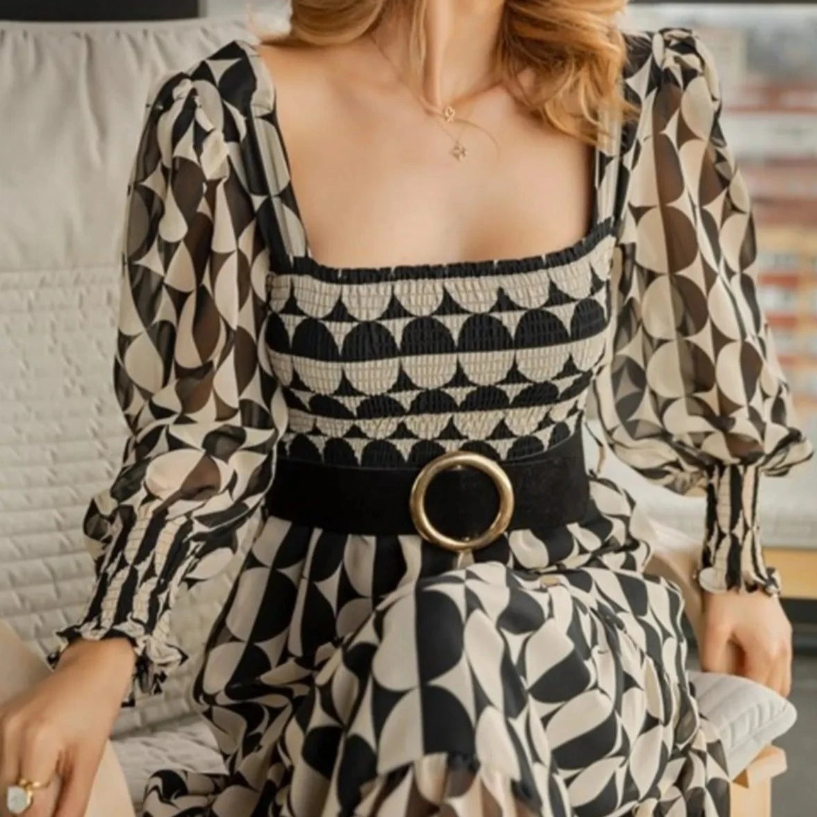 Ariel Printed Dress