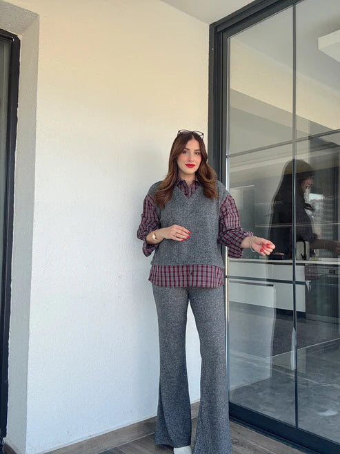 Astana Plaid Coord Set