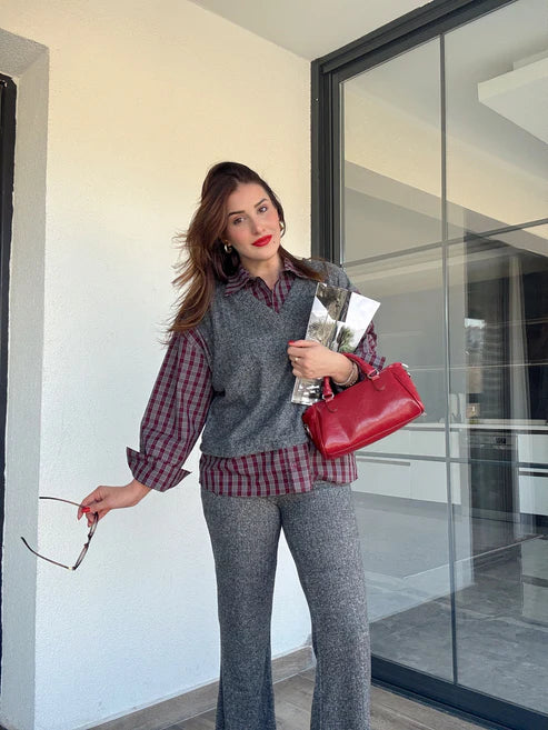 Astana Plaid Coord Set