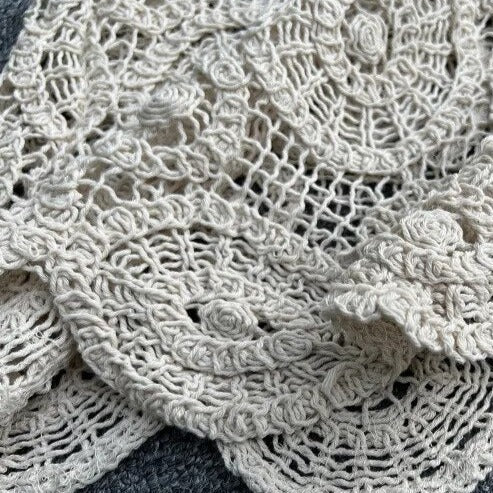 Coral Two Piece Crochet Set