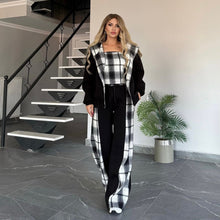 Cindy Plaid Jogger Set