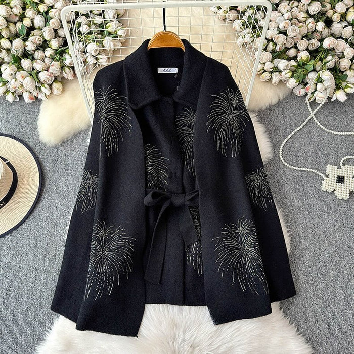 Ryan Buttoned Woolen Cover Up