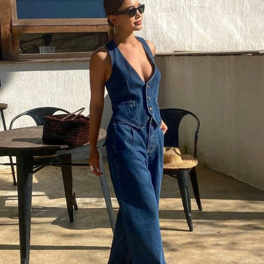 Miya Denim Coord Set