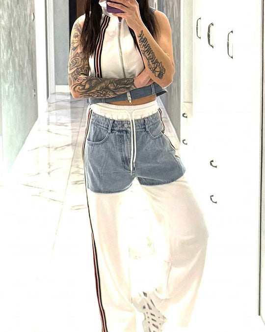 Rubeya Denim Coord Set