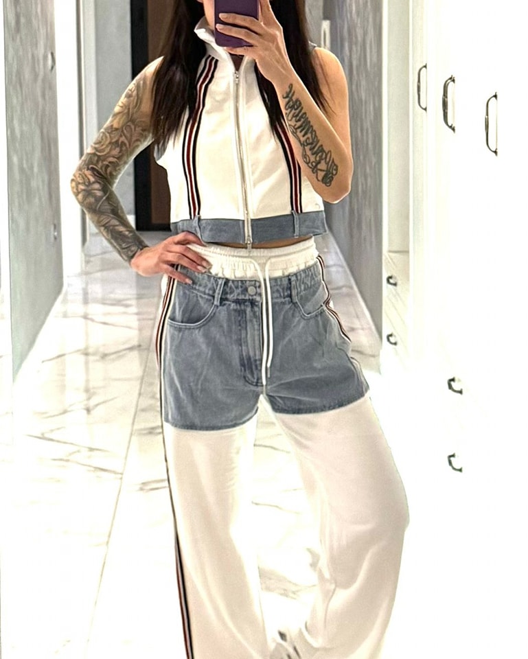 Rubeya Denim Coord Set