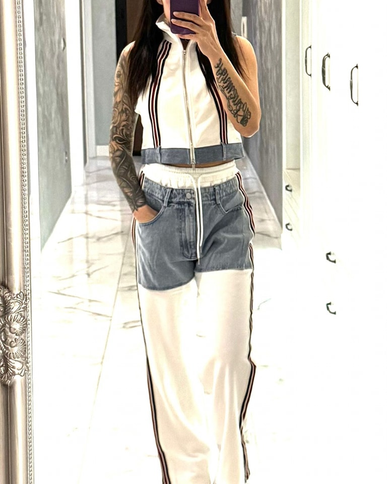 Rubeya Denim Coord Set