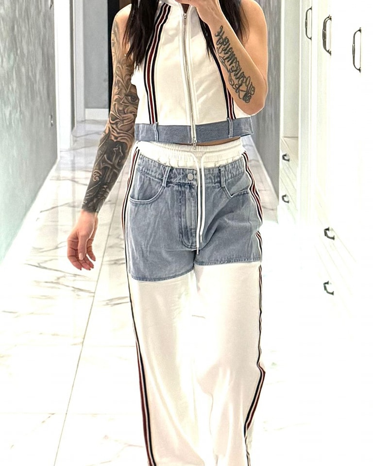 Rubeya Denim Coord Set