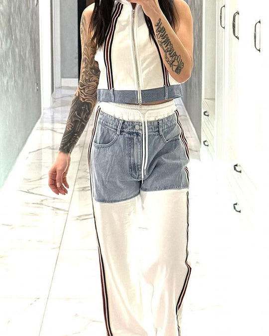 Rubeya Denim Coord Set