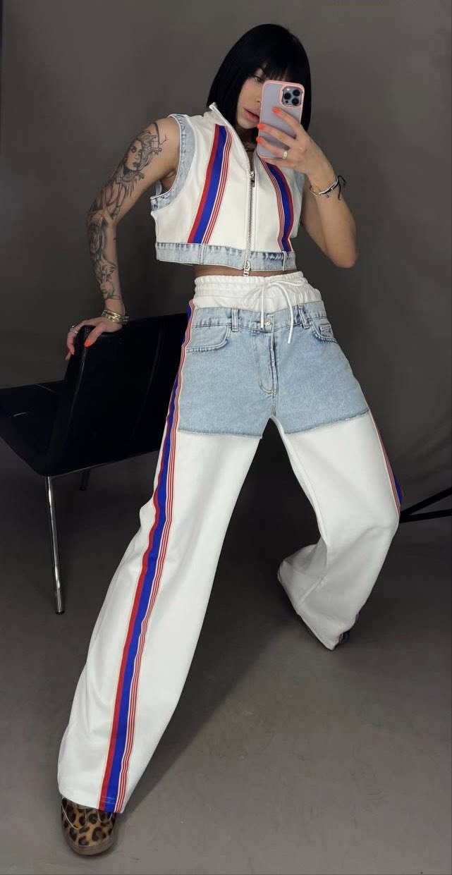 Rubeya Denim Coord Set