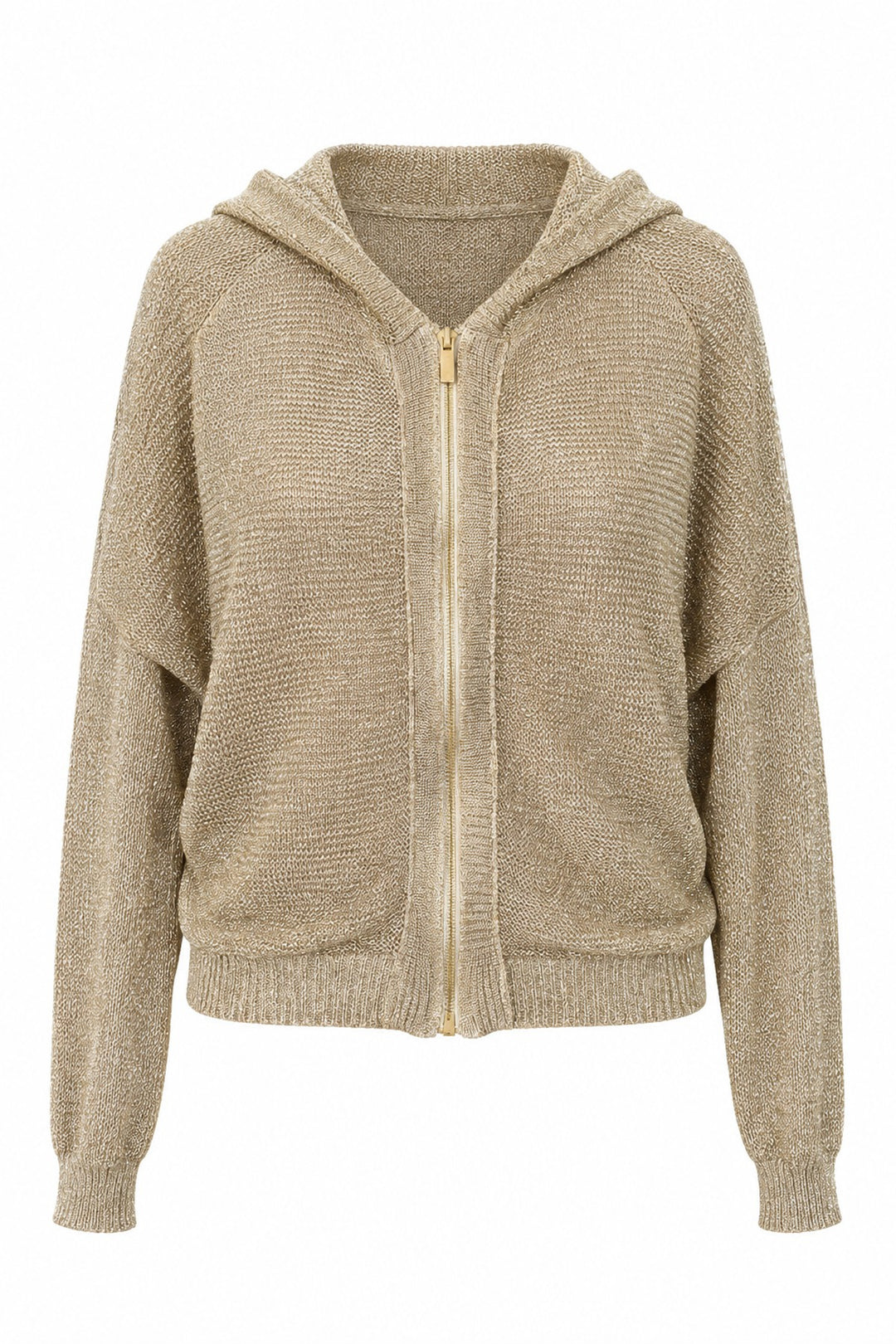 Vora Hooded Shimmer Cardigan