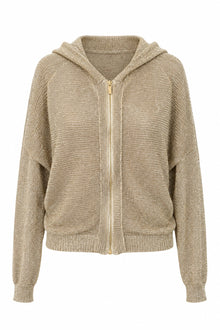 Vora Hooded Shimmer Cardigan
