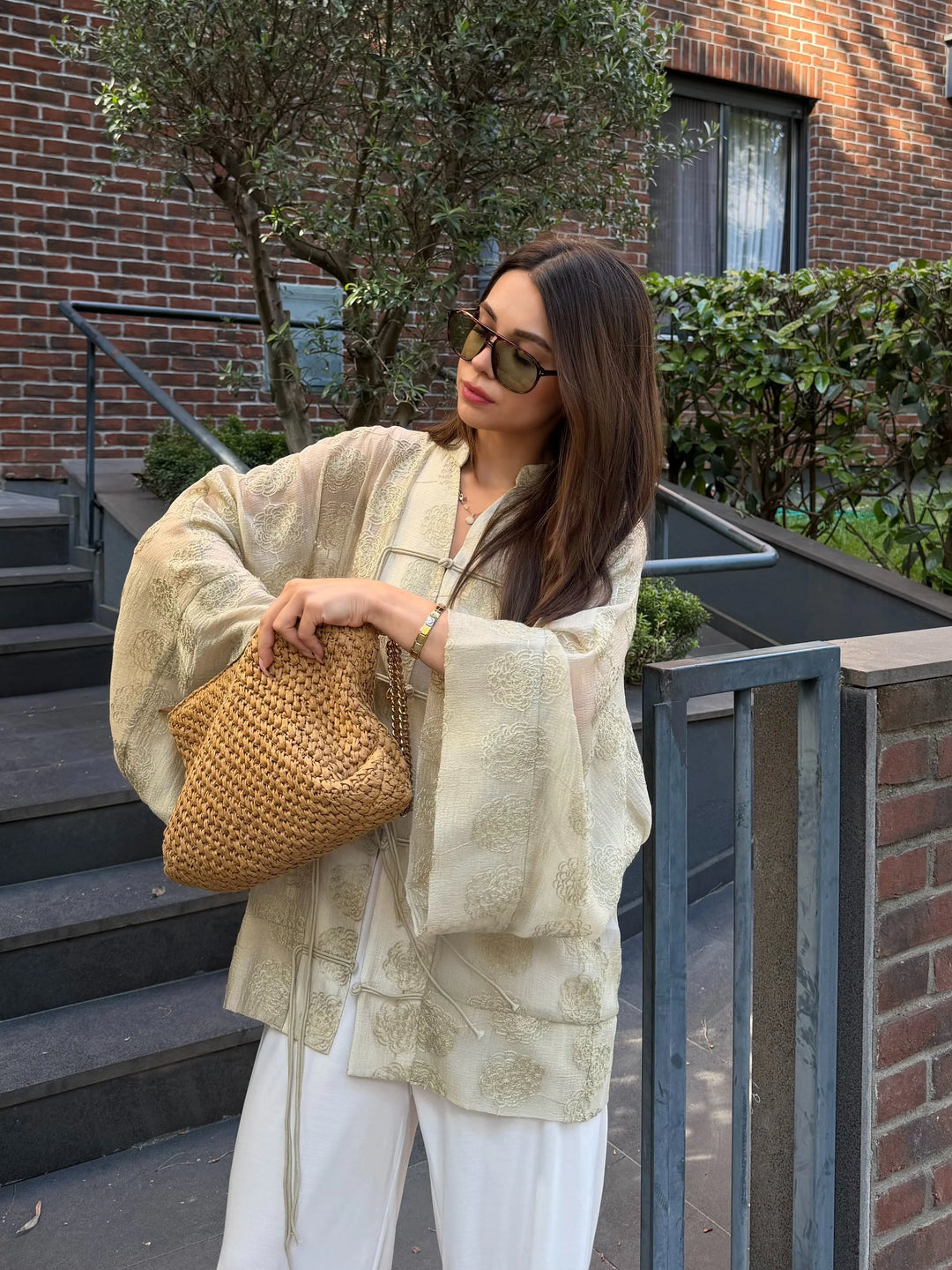 Renata Embroidered Kimono