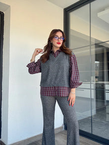 Astana Plaid Coord Set